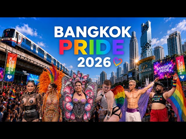 4K HDR | Bangkok Pride Parade 2026 🌈 The Biggest Pride Celebration in Thailand! 🇹🇭
