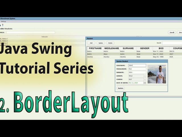Java Swing Tutorial: 2. Java Swing BorderLayout | Tagalog