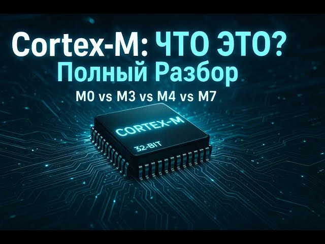 ARM Cortex-M: Что их объединяет, в чем разница M0, M3, M4, M7? Полный разбор архитектуры 2025 10 22