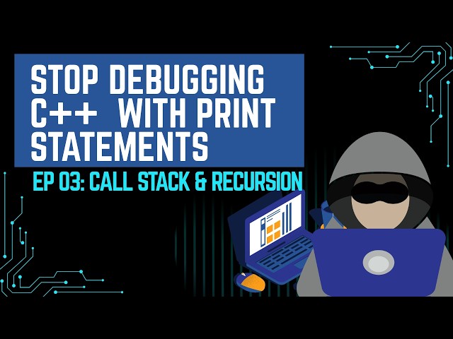 C++ Debugging Lab #3 — Call Stack: Recursion & Nested Function Calls Explained