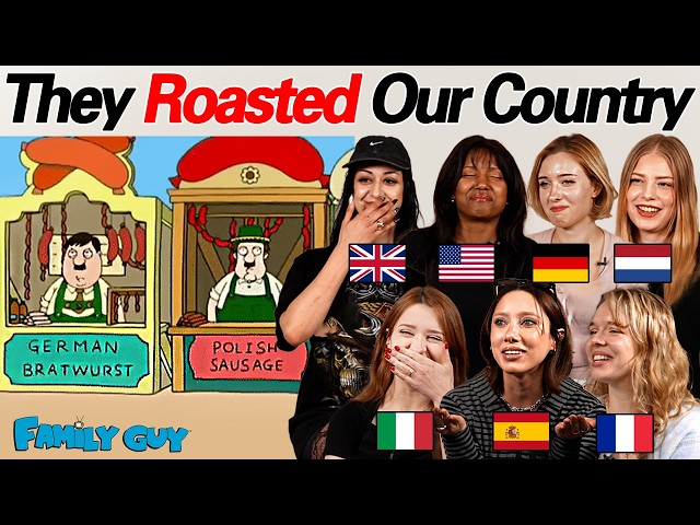 European React To Family Guy! Most Offensive Joke About Countries