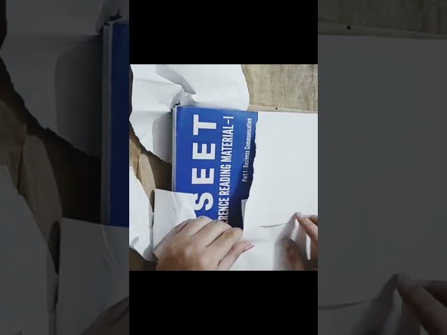 cseet reference material unboxing  📚 #cseet #studymaterial #unboxing #icsi #viral #ytshorts #fyp