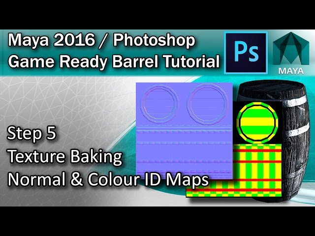 #5 Baking Normal Maps in Maya (Texture Baking) - Maya High Poly to Low Poly Tutorial