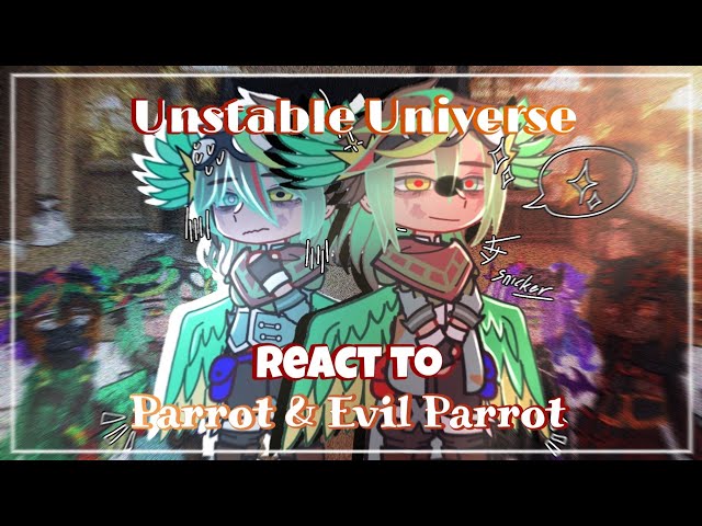 Unstable SMP react to Parrot & Evil Parrot || 1/1 || 2X Speed || GCRV || MCYT || Leinn