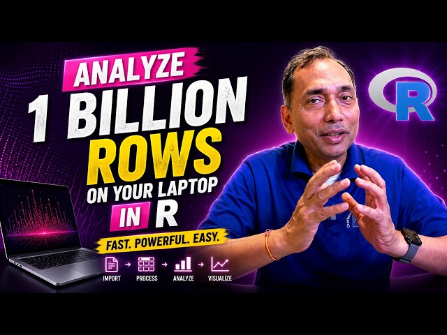 Analyze 1 BILLION Rows in R on a Laptop