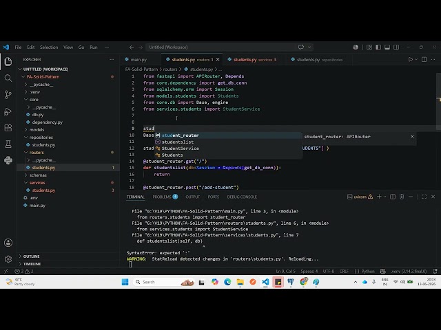Learn FastAPI CRUD with SQLAlchemy and SOLID Principles - Part 2