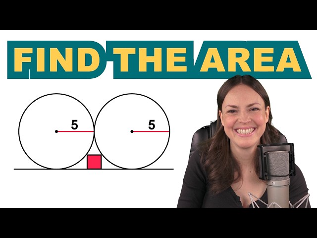 2 Circles, 1 Square – Can YOU Find The Area?