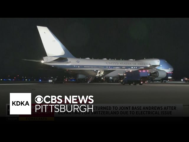 Electrical issue causes Air Force One to turn around with President Trump on board