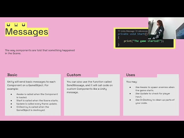 Unity Intro Concepts Lecture (9/22)