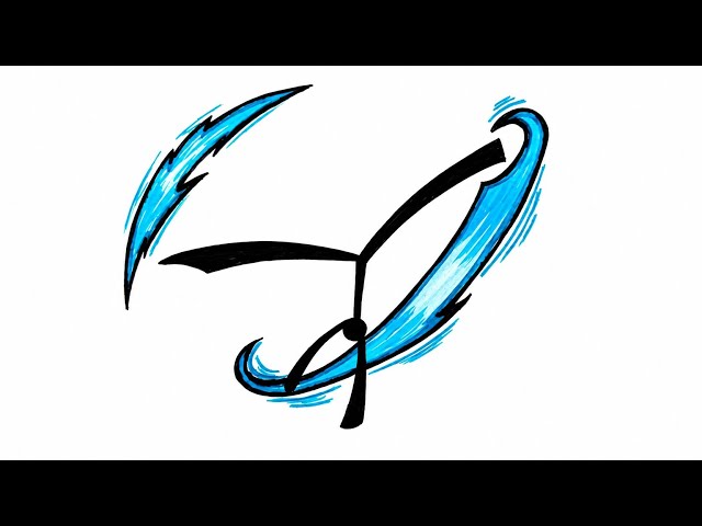 "How To Draw Stickman Water power Attack/Easy Water Element Drawing Step By Step "
