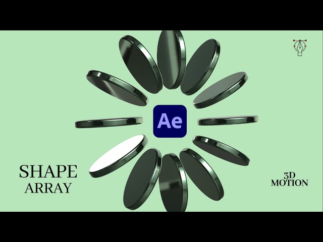 Create Stunning 3D Shape Arrays in After Effects | No Plugins | Motion Graphics Tutorial