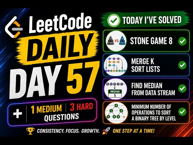 Leetcode Daily Day 57 + 3 Qs