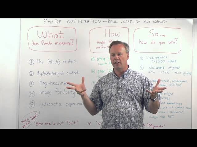 Google Panda SEO Algorithm Explained + Recovery Tips