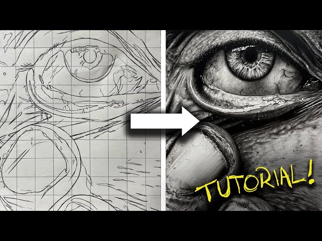 How to Create the Grid For Your Drawing! EASY Grid Method Step-by-Step