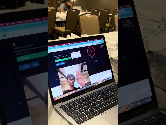 Computer Vision ASL Assessor Demo at TidalHack '25