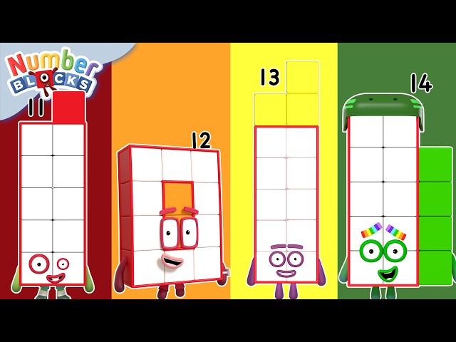 Sunday Lunchtime Stories | Learn to Count for Kids Compilation | Number Cartoon | Numberblocks
