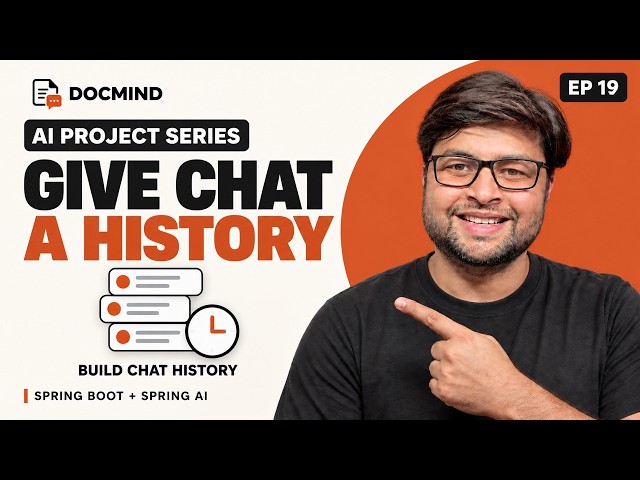 Implement Chat History in Your Java AI App | DocMind #19