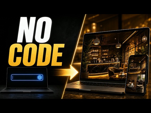 You Don’t Need to Code to Build This Café Website 🤯 | Codex