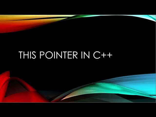 THIS POINTER | EXAM EASY EXPLANATION | OOPS | C++