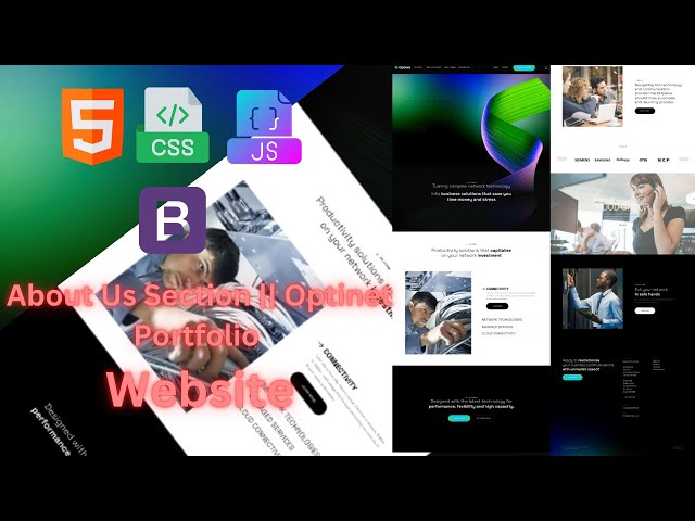 Portfolio website html css  || About Us Part #5
