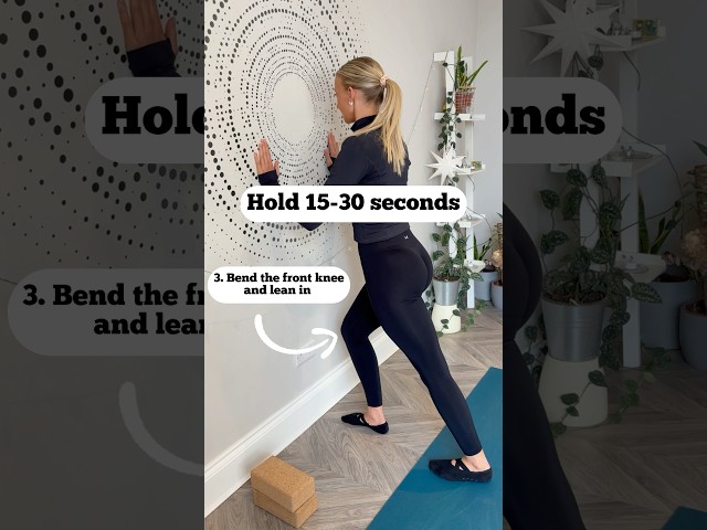 Standing Calf Stretch Technique #shorts