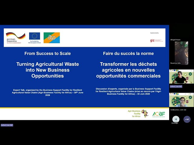 Expert Talk: Transforming Agricultural By-products into New Business Opportunities