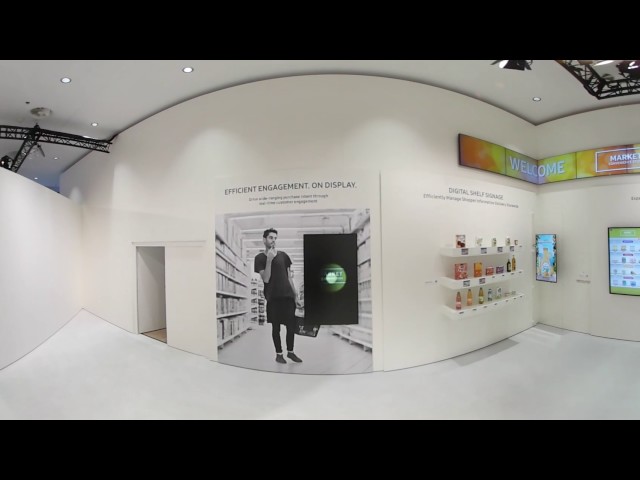 Digital Supermarket in 360 by @Samsung #ISE2017