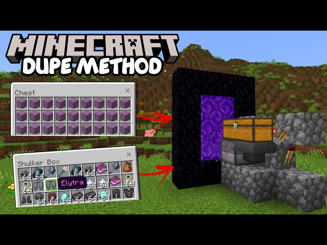*New* ANY ITEM Duplication Glitch Method In Minecraft! Works On Any Device.