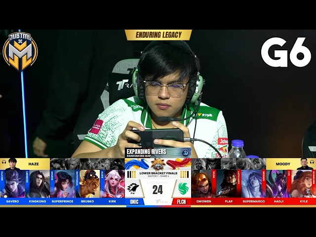 FALCONS PH vs ONIC PH - GAME 6 | Lower Bracket Finals | MPL Philippines Season 17