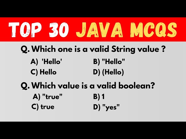 AP CSA Java Challenge 🚨 Easy to Hard | 30 MCQs
