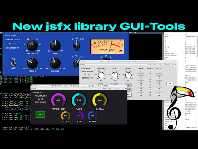 New JSFX GUI-library (Tukan Studios)