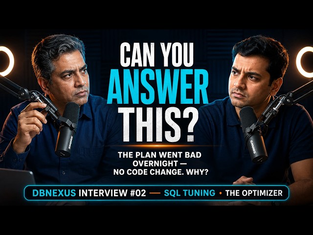 Oracle DBA Interview #02 — Junior vs Senior · Can You Score 17/20 on SQL Tuning? | DBNexus