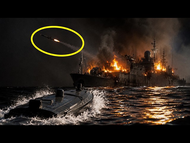 Magura V5 Sea Drones Hunted Russia's $60M Spy Ship Ivan Khurs in the Dark