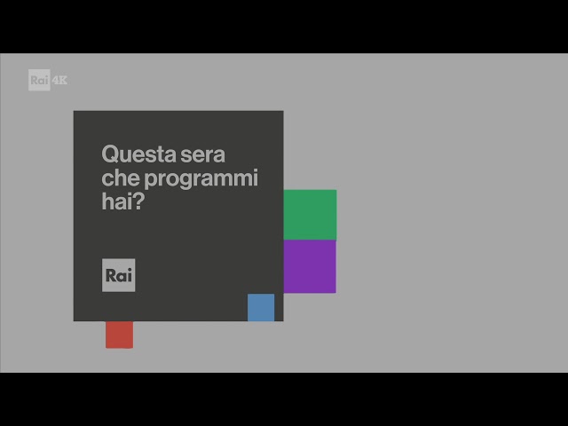 Rai 4K - Questa sera che programmi hai? (EURO 2020)