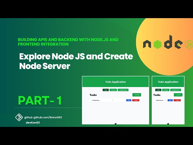 Explore Node JS and Create Node Server Part 1