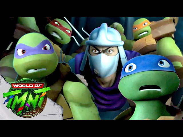 Ninja Turtles FIGHT Shredder's Ninja Clan! ⚔️ TMNT (2012) + TMNT (1987) CROSSOVER | TMNT