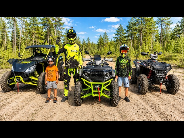 First Test Drive of Our NEW Quad Bike!