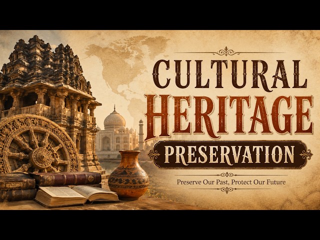 Cultural Heritage Preservation PowerPoint Presentation  History, Conservation & Cultural Identity