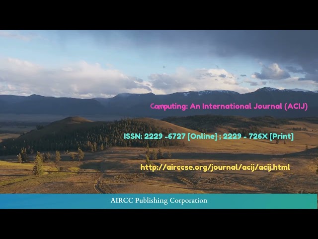 Advanced Computing: An International Journal (ACIJ)