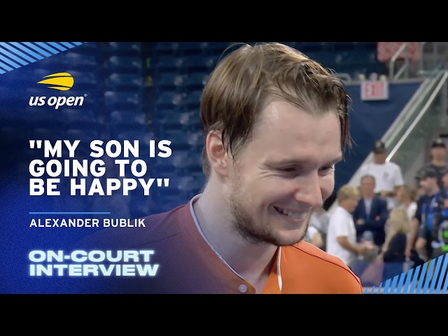 Alexander Bublik On-Court Interview | 2026 US Open Round 1