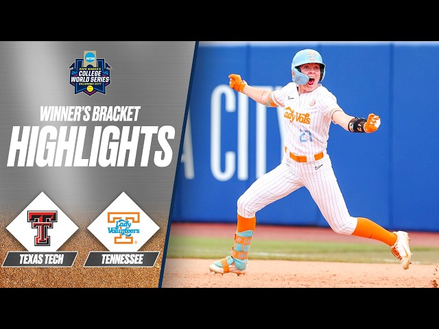 Tennessee vs. Texas Tech: 2026 Women's College World Series | Extended highlights