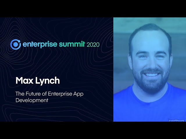 Opening Keynote: The Future of Enterprise App Development