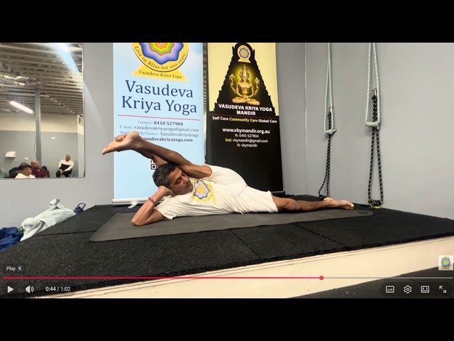 IDY Message - Stay ahead of your age through daily yoga practice - Anantasana