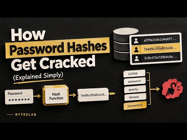 How Password Hashes Get Cracked — Explained Simply