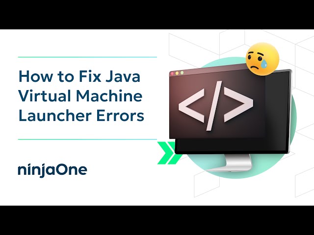 How to Fix Java Virtual Machine Launcher Errors (w/ SCREEN RECORDING)