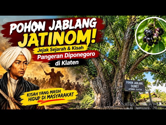 JATINOM JAMBLANG TREE! 🌳 Historical Footprints & The Tale of Prince Diponegoro in Klaten