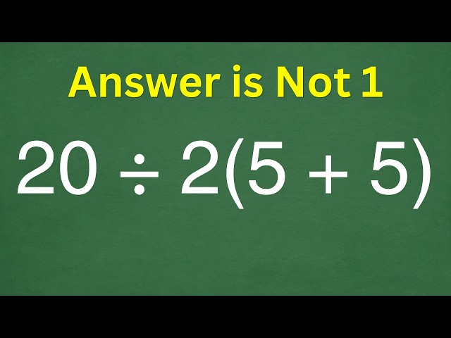 One Tiny Mistake Ruins This Entire Calculation!