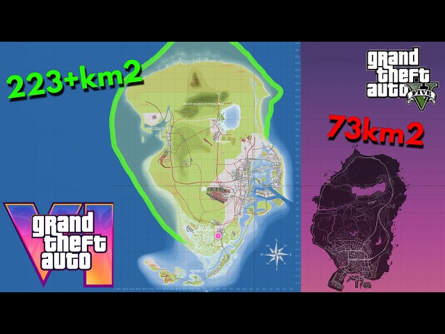 How Large is the Leaked GTA 6 Map?