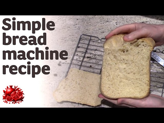 Simple bread recipe using Dunelm Digital Breadmaker