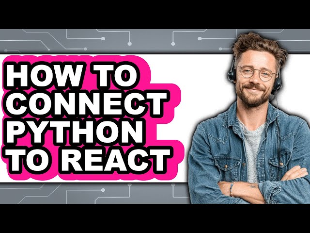 How to Connect Python to React (easy Method)